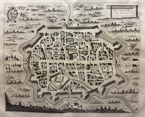 Mortier Pierre (1661-1711) Modene ou Modena 1704 Amsterdam 